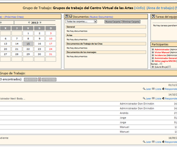 Aplicación para gestión de entidades