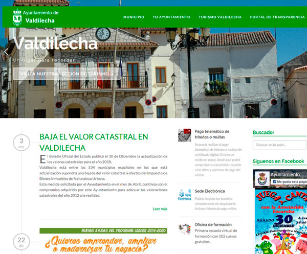 Web municipal del Valdilecha