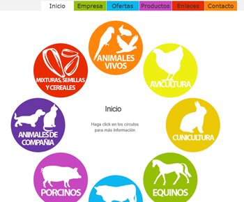 Web empresa de piensos